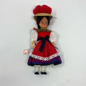 Vintage West Germany Moll's Trachten-Puppen Celluloid Doll 1950's Gutachtal‎
